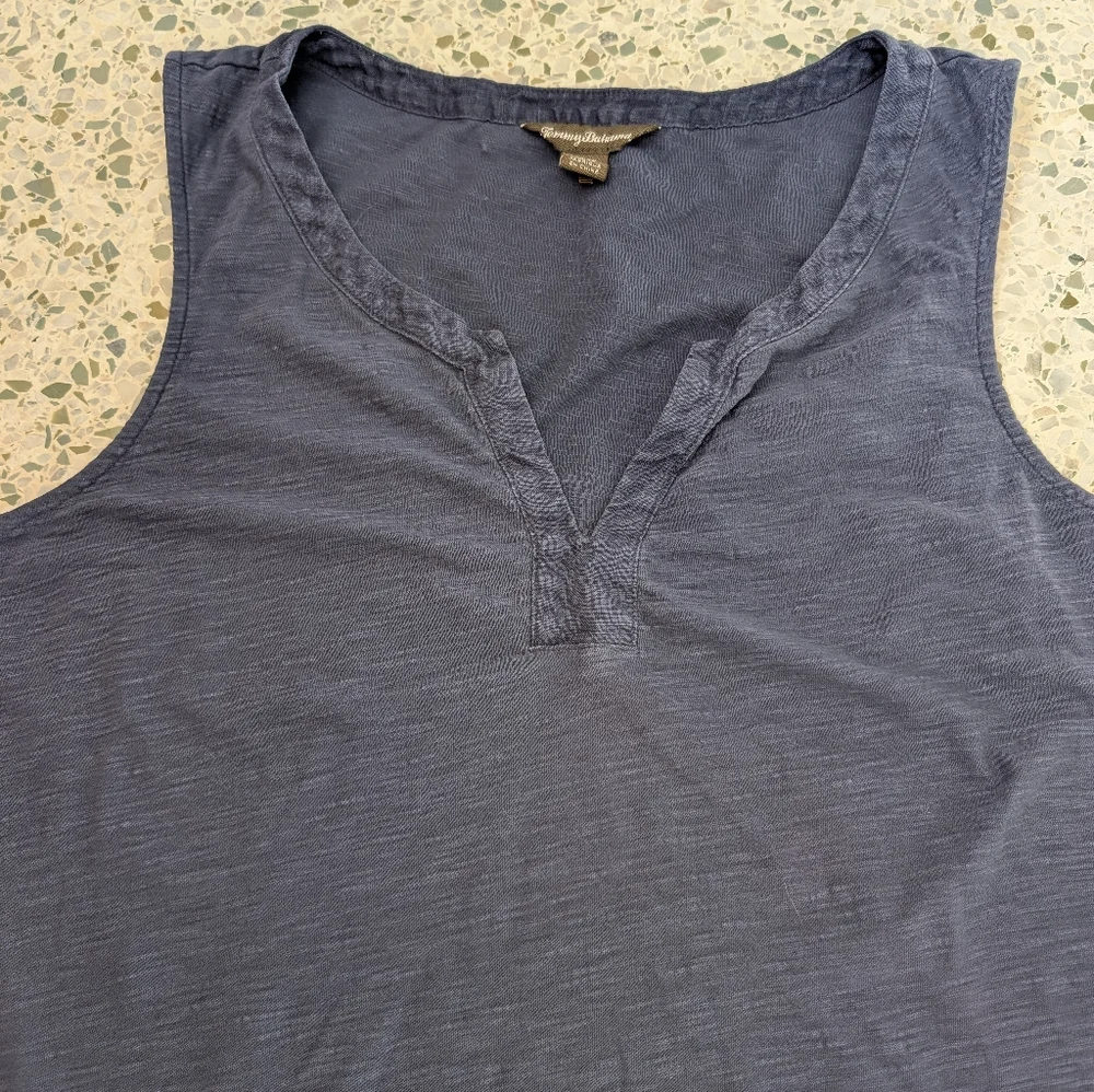 Tommy Bahama Navy Cotton Dress - Picture 3 of 7